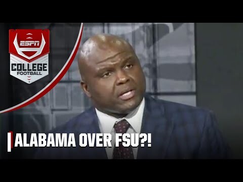 Booger McFarland UPSET with Alabama over FSU in the CFP?! | CFP Selection Show
