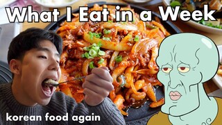 What I Eat in a Week // Korean Food & Soju Shots