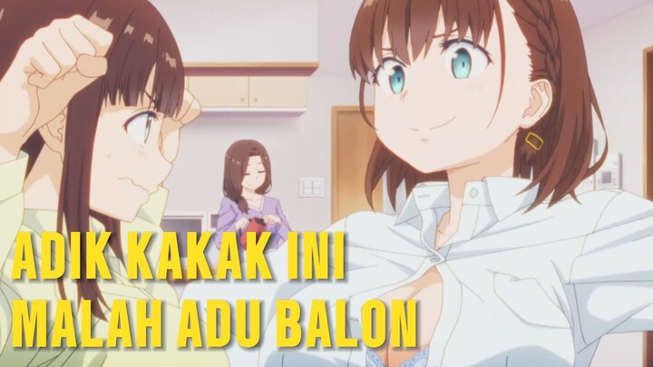 MALAH ADU BALON BESAR😋😋