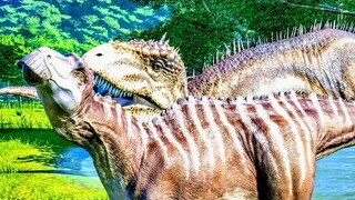 CACHARODONTOSAURUS Hunting In Slow Mo - Jurassic World Evolution