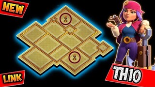 NEW TH10 WAR BASE WITH LINK REPLAY PROOF | BEST TH10 CWL & FARMING BASE WITH LINK | CLASH OF CLANS