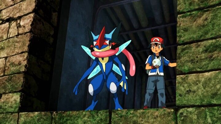Di depan Ash's Pokémon, sekelompok Pokémon super-evolusi tidak lemah sama sekali! Katak ninja ini dengan nilai puncak! Shuriken air yang tampan ini!