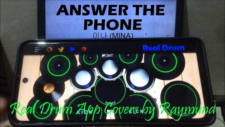 미나 (MINA) - ANSWER THE PHONE | Real Drum App Covers by Raymund