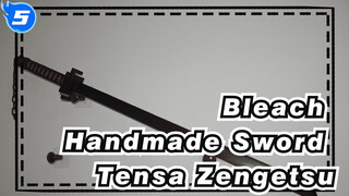 Bleach | Handmade Ebony Tensa Zengetsu Sword_5