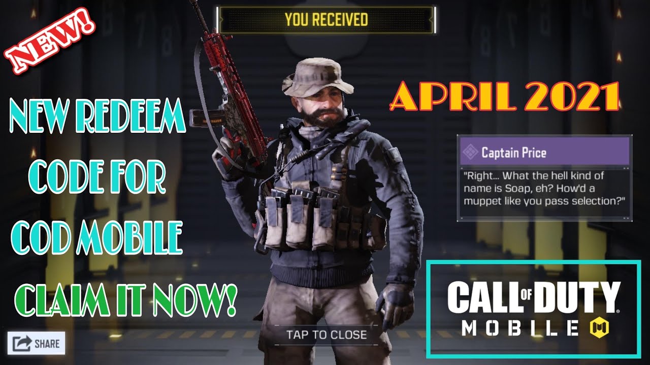 COD Mobile redeem codes (January 2022), activision redeem code