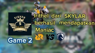 RRQ berhasil menyamakan kedudukan 1 : 1. Skylar mendapatkan maniac 🥳🥳 | by SIQXEN_MomentEsport