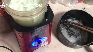 Cháo lườn gà với đỗ thơm ngon đổi món | Ăn vặt cùng bé