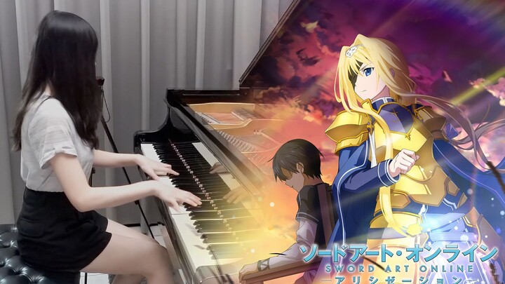 [Ru's Piano] Sword Art Online: Alicization War of Underworld "unlasting" by LiSA - Piano Performance