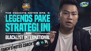 LAWAN BLACKLIST, EVOS LEGENDS GUNAKAN STRATEGI INI [EPS. 3]