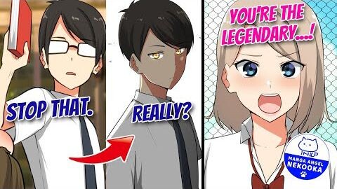 【Manga】Pretty classmate falls in love with the legendary delinquent who hid identity in high school