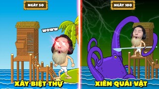 CÁCH DỄ NHẤT ... để sống trên đảo hoang 100 NGÀY !!! (Pobbrose Johnny's island) ✔