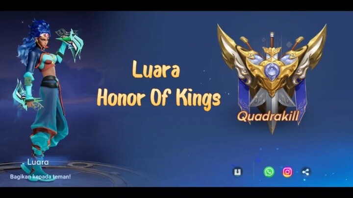 Honor Of Kings - Luara Gameplay !!