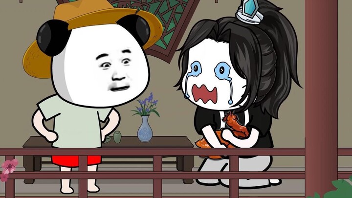 Episode 7 of "My Cousin is Zhu Biao" Zhu Biao secretly eats roast chicken and is discovered by Xia R