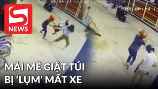 Mải mê giật túi xách, 2 tên cướp ngớ người khi chính mình trở thành "nạn nhân"?