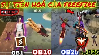 Free Fire | Nhìn Lại Quá Trình Thay Đổi Từ OB1 - OB26 | Sự Phát Triển Vượt Bật Về Kĩ Năng VN