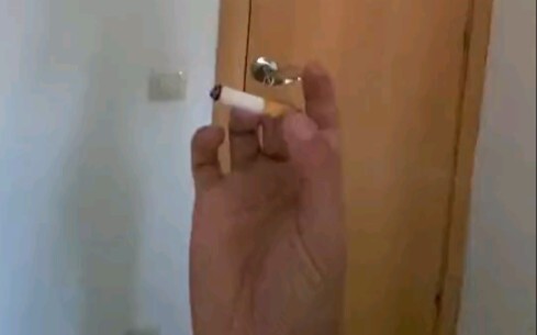 The cigarette butt is a bit too hot to handle today.
