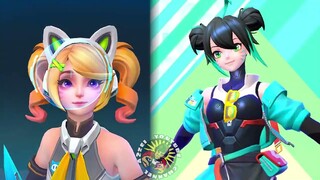 Wan wan M-World Skin VS E-girl MPL Skin | MLBB Comparison