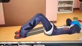 [Animasi]MMD 3D: Melihat Kaito Menggantikanku Sit-up Satu Menit