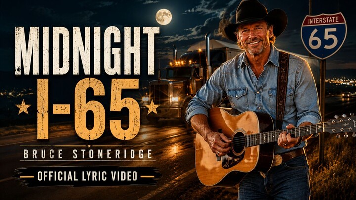 Midnight I-65 — Bruce Stoneridge | Official Lyric Video