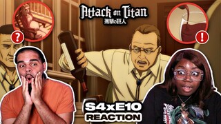 Attack On Titan Season 4 Episode 10 Reaction "A Sound Argument"