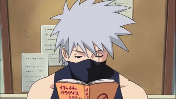 membaca buku gituan ya Kakashi