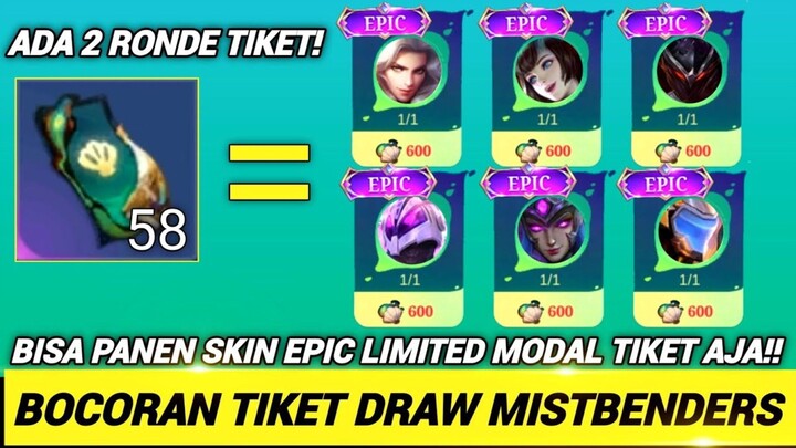 BOCORAN MISI TIKET EVENT MISTBENDERS !! TRIK HEMAT TUKAR SKIN EPIC LIMITED BEBAS PILIH MLBB 2023