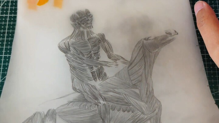 Make a wish—what if it actually comes true? After all, this Santa Claus was painstakingly drawn from