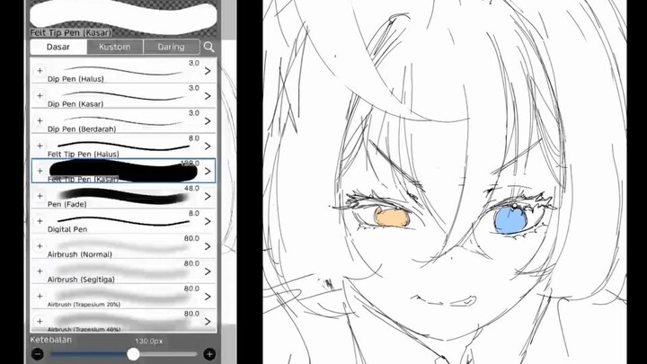 ILLUSTRATION MAKING [Hoshino - Blue Archive]