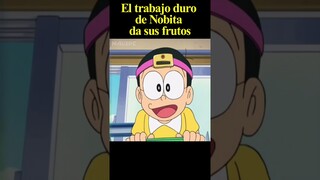 😲 EL SUDÓMETRO 🌡️ #doraemon #resumen #shorts