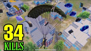 34KILLS!! NEW WORLD RECORD in APARTMENTS🔥Pubg Mobile