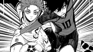 Sae and Rin are playing football. Sae looks so energetic when playing football.