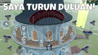 JADI BEGINI TEHNIK TURUN CEPAT DI MENARA LANGSUNG DAPET 17 K11LS! - PUBG MOBILE