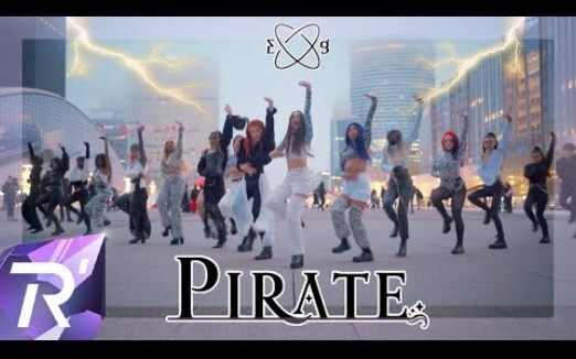 法国RISIN'舞社|EVERGLOW《PIRATE》街头超强翻跳dance cover路演kpop in public