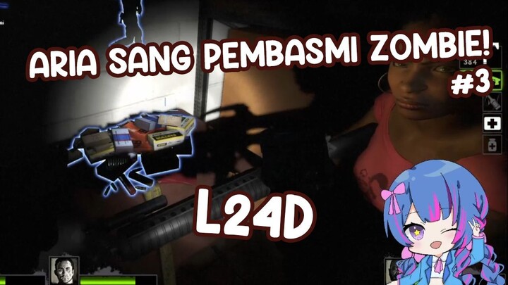 Cewek buta map mana salah jalan 😣 | L4D2 Aria jadi pembasmie zombie 😎