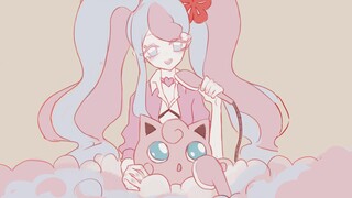 [Hoạt hình] Jigglypuff và yêu tinh Miku vừa hát khi đang tắm