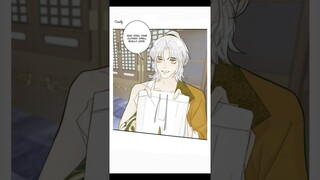 wolf became pervert for sniffing pant🐺..He is innocent 🤣🤣#BL #manga #manhua #short #subscribe #bind