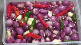 cách làm củ hành muối nước mắm ai làm cũng được