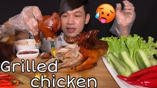 MUKBANG ASMR Eating Grilled Chicken | មាន់ដុតកូកា