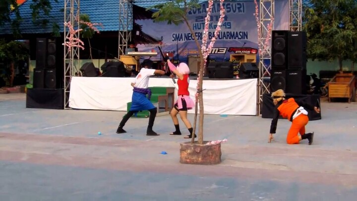 Yozoran Matsuri Banjarmasin Cosplay Naruto Sasuke Sakura 2014