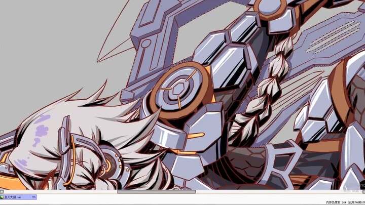 [Painting process] Kamen Rider Great Sword Maiden Transformation