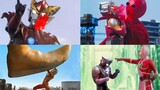 Inventarisasi 6 Ultraman yang dipermalukan oleh monster, Tiga dianiaya oleh monster, dan Rosso ditam