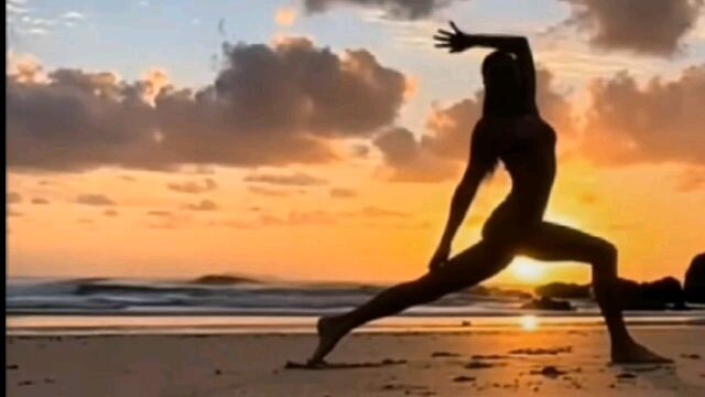 Exercise under the sunset