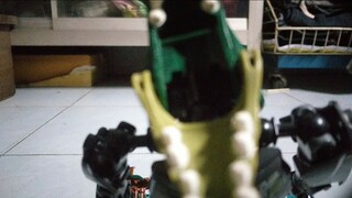 Stop motion cigarette smoke dino