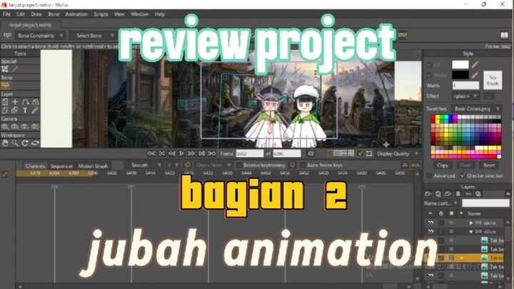 preview karakter animasi sebelum rilis