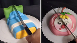 วิดีโอตัดเค้กที่น่าพอใจ สุดยอดไอเดียการตกแต่งเค้ก Fondant เค้กแสนอร่อย