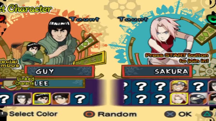 Guys Vs Kakashi Naruto Ninja Strom