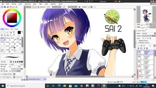 " Jouga maya gochuumon " anime digital speed painting SAI II illustration NO.05