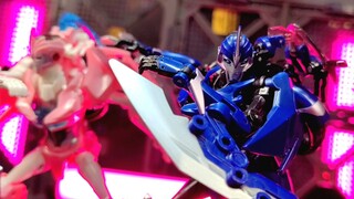 【定格动画】美女成双！领袖之证阿尔昔换上G1配色，会是什么效果？阿帕奇tfp阿尔昔模玩分享