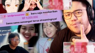 GW SAWER 5 Streamer Kecil TOTAL 4JUTA RUPIAH! ADA YANG JOGET 1JAM! #ProsSawer