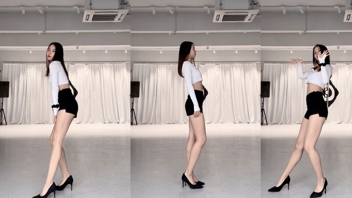 有个长腿的姐姐穿上高跟是什么体验？ AOA短裙Miniskirt   竖屏
